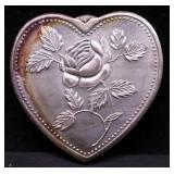 .999 SILVER HEART 1 OZ
