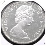 1965 CANADA SILVER DOLLAR CH BU