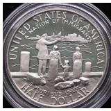 PROOF ELLIS ISLAND HALF DOLLAR NO BOX