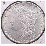 1921 CHOICE BU MORGAN DOLLAR
