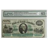 PMG MS65 EPQ 50 $ S CAROLINA REVENUE BOND