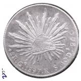 1897 MEXICO  8 REALS CHOICE AU