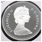 1983 PROOF CANADA SILVER DOLLAR