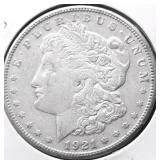 1921 S MORGAN DOLLAR XF