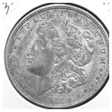 1921 D MORGAN DOLLAR XF