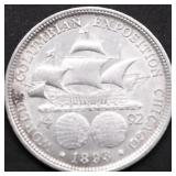 1893 COLUMBIAN EXPO HALF DOLLAR CHOICE BU