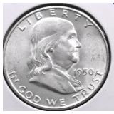 1950 D FRANKLIN HALF DOLLAR