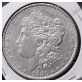 1881 MORGAN DOLLAR AU