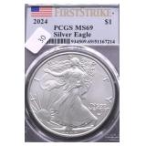 2024 PCGS MS69 SILVER EAGLE