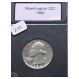 1960 PROOF WASHINGTON QUARTER