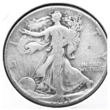 1945 WALKING HALF DOLLAR VG