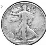 1944 S WALKING HALF DOLLAR F
