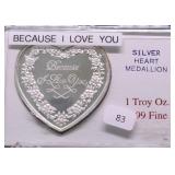 1 OZ .999 SILVER ROUND