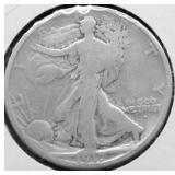 1917 D WALKING HALF DOLLAR G