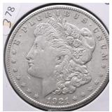 1921 S MORGAN DOLLAR XF