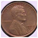 1912 D LINCOLN CENT AU DETAILS
