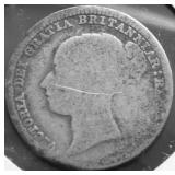 1878 G BRIT SILVER 6 PENCE AG