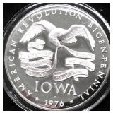 32.9 GRAMS SILVER IOWA STATE SEAL