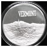 32.9 GRAMS SILVER VERMONT STATE SEAL
