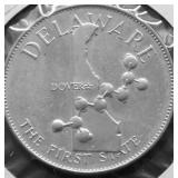 25.5 GRAMS SILVER DELAWARE STATE SEAL