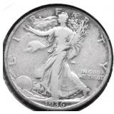 1936 S WALKING HALF DOLLAR