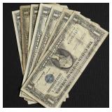 8 SILVER CERTIFICATES