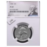 1960 NGC PF69 WASHINGTON QUARTER