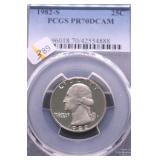 1882 S PCGS PF70DC WASHINGTON QUARTER