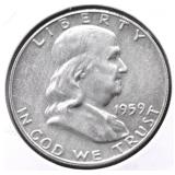 1959 PROOF FRANKLIN HALF DOLLAR