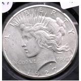 1927 CHOICE BU PEACE DOLLAR