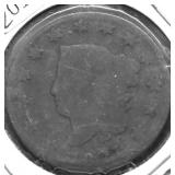 1821 LARGE CENT VG