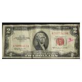 TWO DOLLAR US LEGAL TENDER VF INK