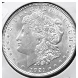 1921 CHOICE BU MORGAN DOLLAR