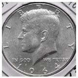 1964 CHOICE BU KENNEDY HALF DOLLAR