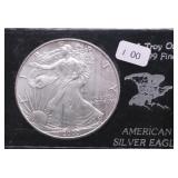 2000 SILVER EAGLE GEM