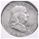 1962 D FRANKLIN HALF DOLLAR