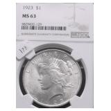1923 NGC MS63 PEACE DOLLAR