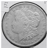 1921 MORGAN DOLLAR XF