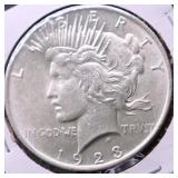1923 CHOICE BU PEACE DOLLAR