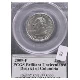 2009 P PCGS GEM BU WASHINGTON QUARTER