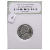 1986 PROOF JEFFERSON NICKEL