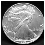 1992 SILVER EAGLE GEM