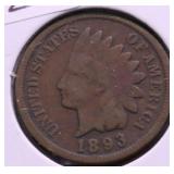 1893 INDIAN HEAD CENT VG