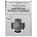 2009 S NGC PF69UC JEFFERSON NICKEL