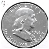 1961 PROOF FRANKLIN HALF DOLLAR
