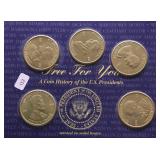 COINS OF US PRESIDENTS