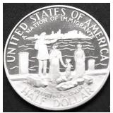 PROOF ELLIS ISLAND HALF DOLLAR