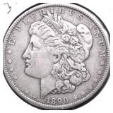 1890 MORGAN DOLLAR VF