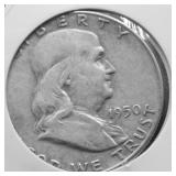 1950 FRANKLIN  HALF DOLLAR F