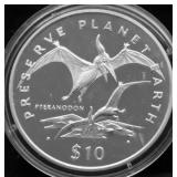 ERTIREA SILVER 10 DOLLARS PROOF